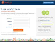 Tablet Screenshot of lucasstudio.com